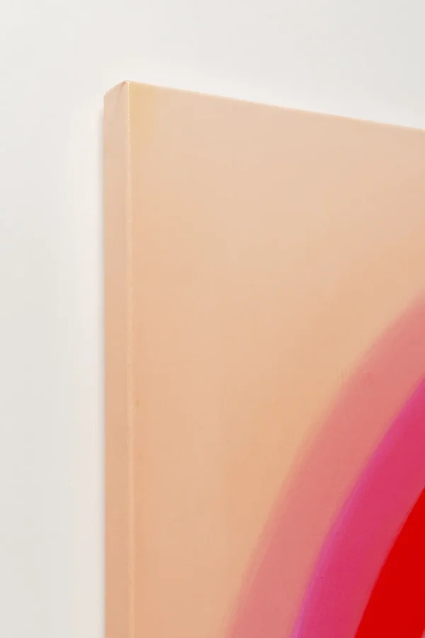 Taulut | Olohuone>KARE Design Tendency Circle Pink Canvas Taulu 120x120cm