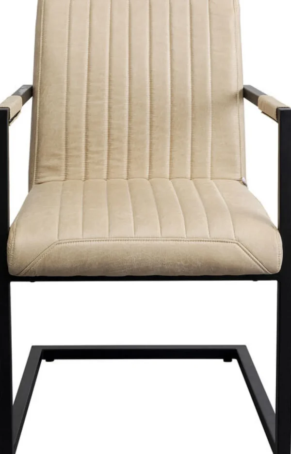 Tuolit>KARE Design Thamos Tuoli Käsinojilla, Beige
