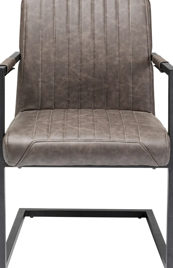 Tuolit>KARE Design Thamos Tuoli Käsinojilla, Ruskea