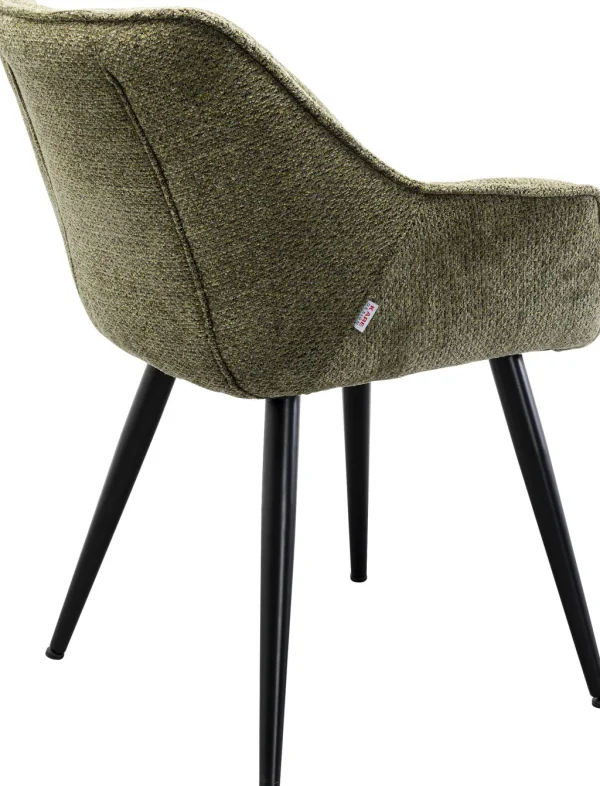 Tuolit>KARE Design Thelma Melange Green Tuoli Käsinojilla Vihreä