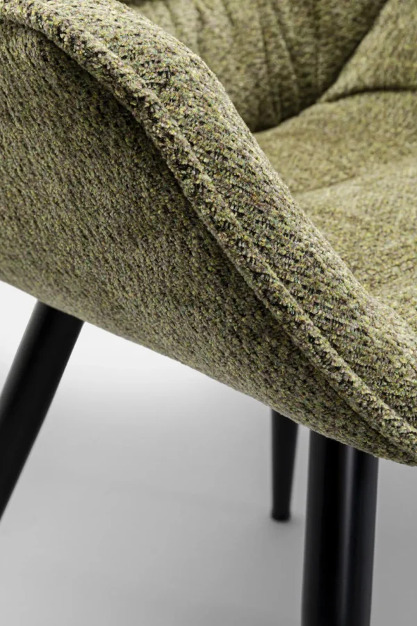 Tuolit>KARE Design Thelma Melange Green Tuoli Käsinojilla Vihreä