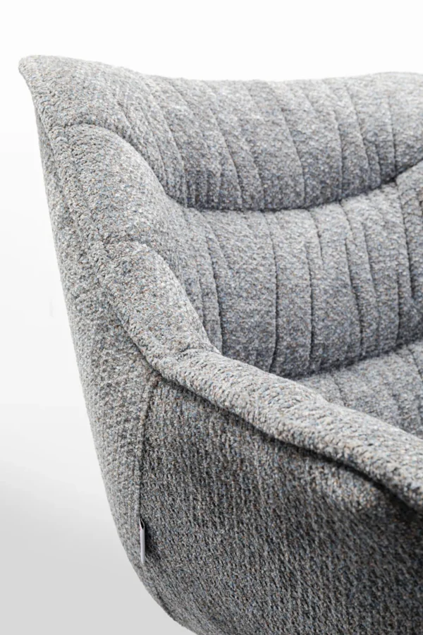 Tuolit>KARE Design Thelma Melange Grey Tuoli Käsinojilla Harmaa