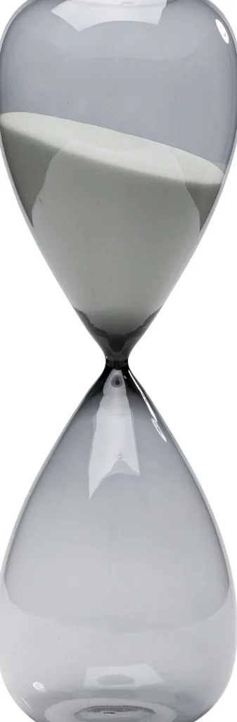 Koriste-Esineet>KARE Design Timer Black Tiimalasi, Musta 43cm