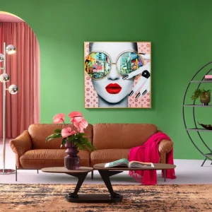 Taulut>KARE Design Times Square View Kehystetty Taulu 120x120cm