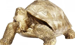 Jalalliset Koriste-Esineet>KARE Design Turtle Gold Medium Kilpikonna, Koriste-esine, Kulta 40cm