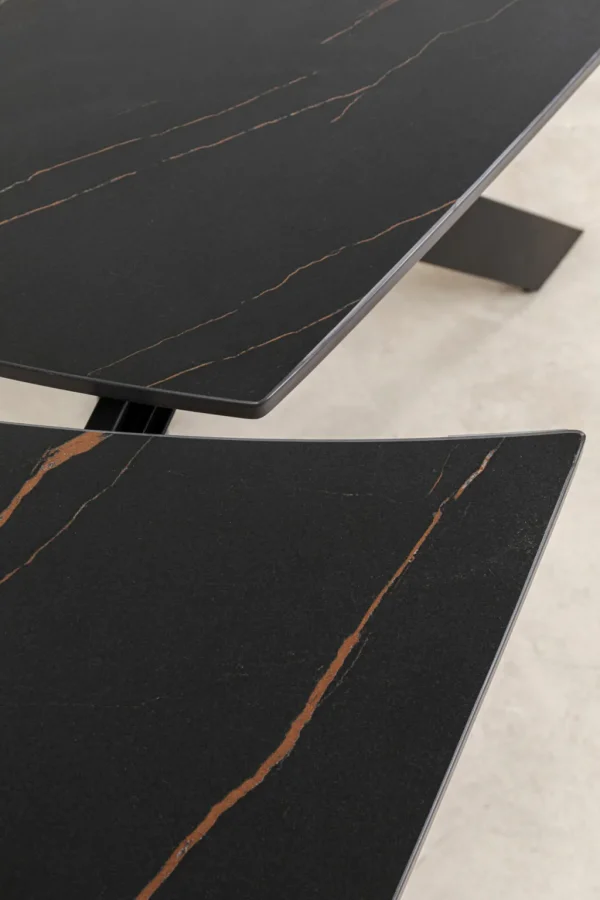 Pöydät>KARE Design Twist Jatkettava Ruokapöytä - Musta 120(30+30)x90cm