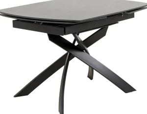 Pöydät>KARE Design Twist Jatkettava Ruokapöytä - Musta 120(30+30)x90cm