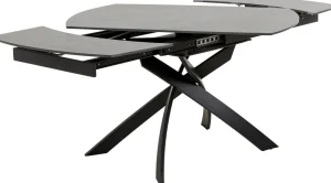 Pöydät>KARE Design Twist Jatkettava Ruokapöytä - Musta 120(30+30)x90cm