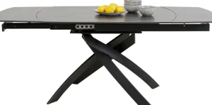 Pöydät>KARE Design Twist Jatkettava Ruokapöytä - Musta 120(30+30)x90cm
