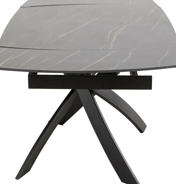 Pöydät>KARE Design Twist Jatkettava Ruokapöytä - Musta 120(30+30)x90cm