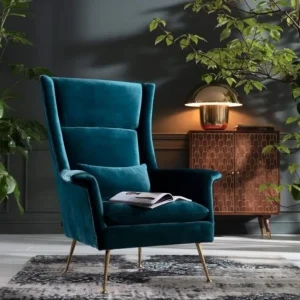 Nojatuolit>KARE Design Vegas Forever Nojatuoli, Sinivihreä