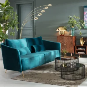 Sohvat | Olohuone>KARE Design Vegas Forever Sohva 3-istuttava, Sinivihreä