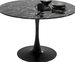 Pöydät>KARE Design Veneto Marble Pöytä, Marmori, Musta Ø110cm