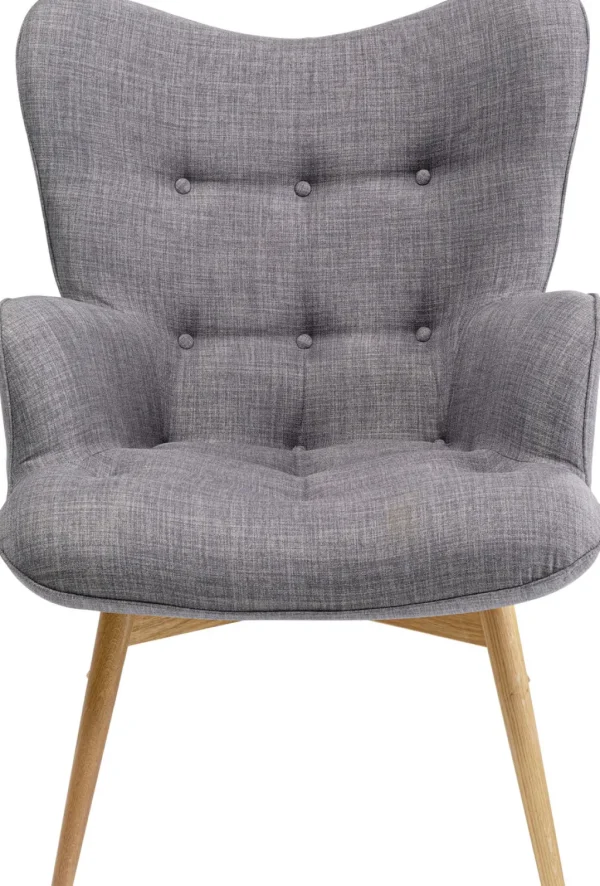 Olohuone | Nojatuolit>KARE Design Vicky Nojatuoli Harmaa