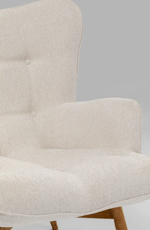 Nojatuolit>KARE Design Vicky Nojatuoli, Kermanvärinen