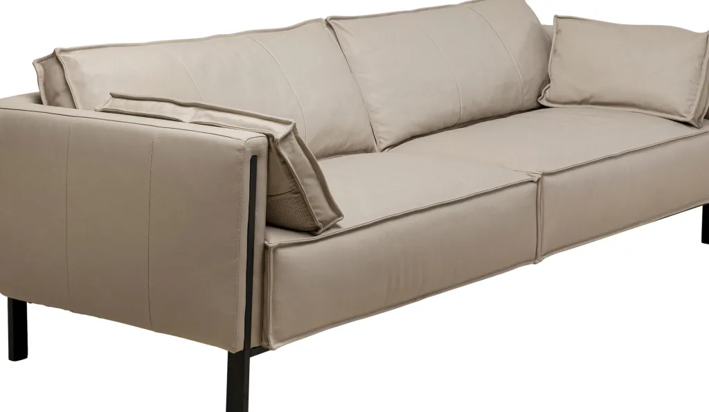 victor_istuttava_sohva__nahkaa_harmaa_cm_1.webp Sohvat>KARE Design Victor 3-istuttava Sohva - Nahkaa, Harmaa 233cm