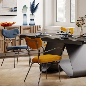 Tuolit>KARE Design Viola Tuoli Käsinojilla Sininen