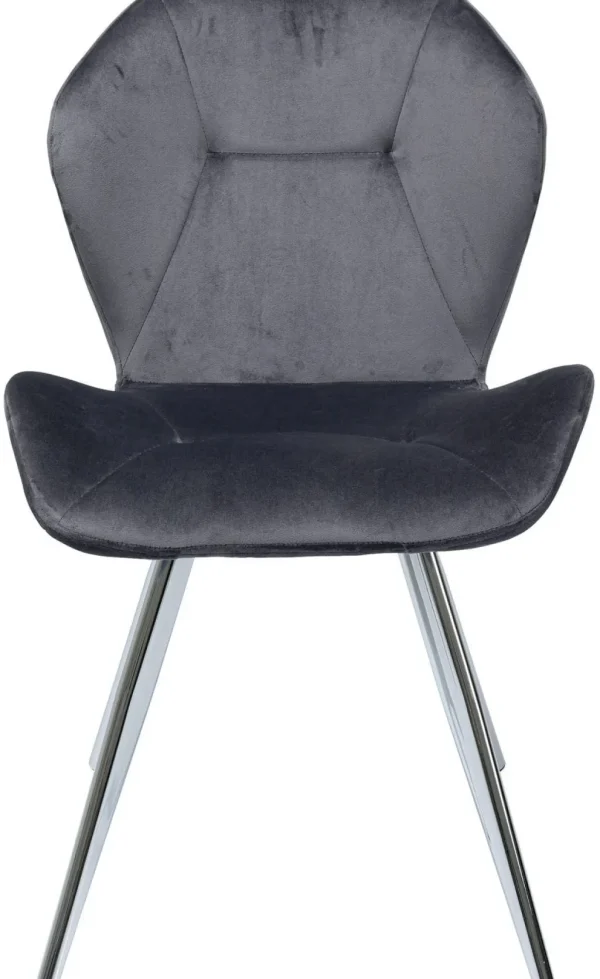 Tuolit>KARE Design Viva Tuoli, Harmaa, Kromi