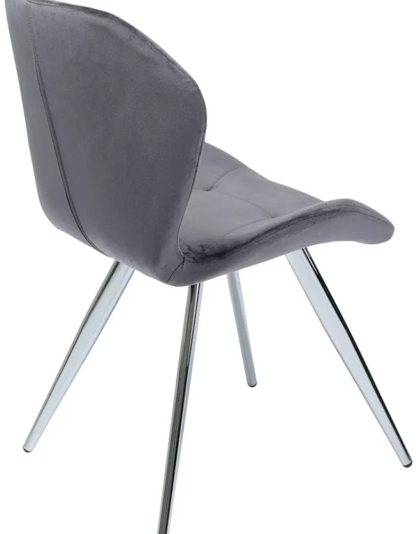 Tuolit>KARE Design Viva Tuoli, Harmaa, Kromi