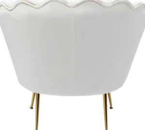 Nojatuolit>KARE Design Water Lily Nojatuoli, Kulta, Beige