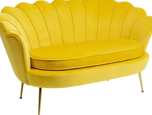 Sohvat | Olohuone>KARE Design Water Lily Sohva 2-istuttava, Kulta, Keltainen