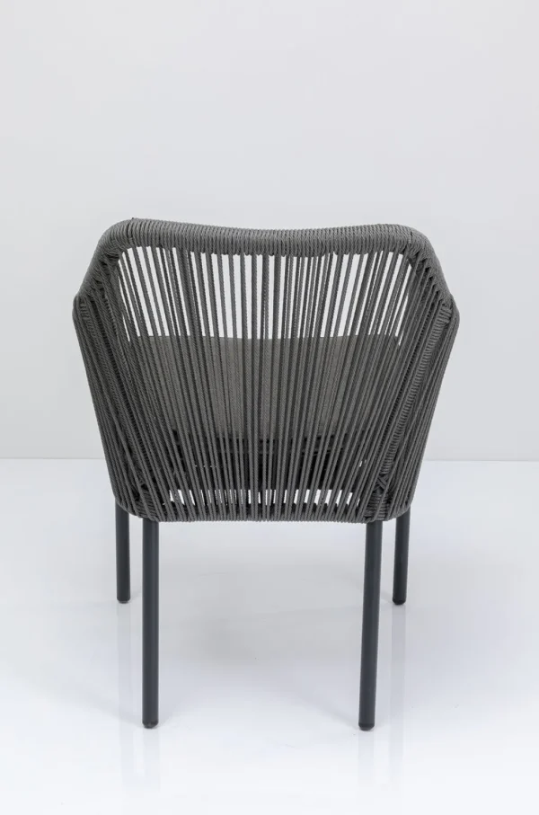 Tuolit>KARE Design Wave Tuoli Käsinojilla, Harmaa