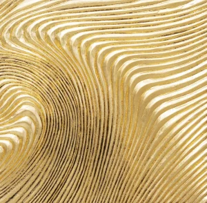 Seinäkoristeet>KARE Design Waves, Aallot Taulut, Kultaa (2/Setti)
