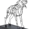 Koriste-Esineet>KARE Design Wire Attack Dog Seinäkoriste 36cm
