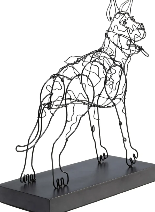 Koriste-Esineet>KARE Design Wire Attack Dog Seinäkoriste 36cm