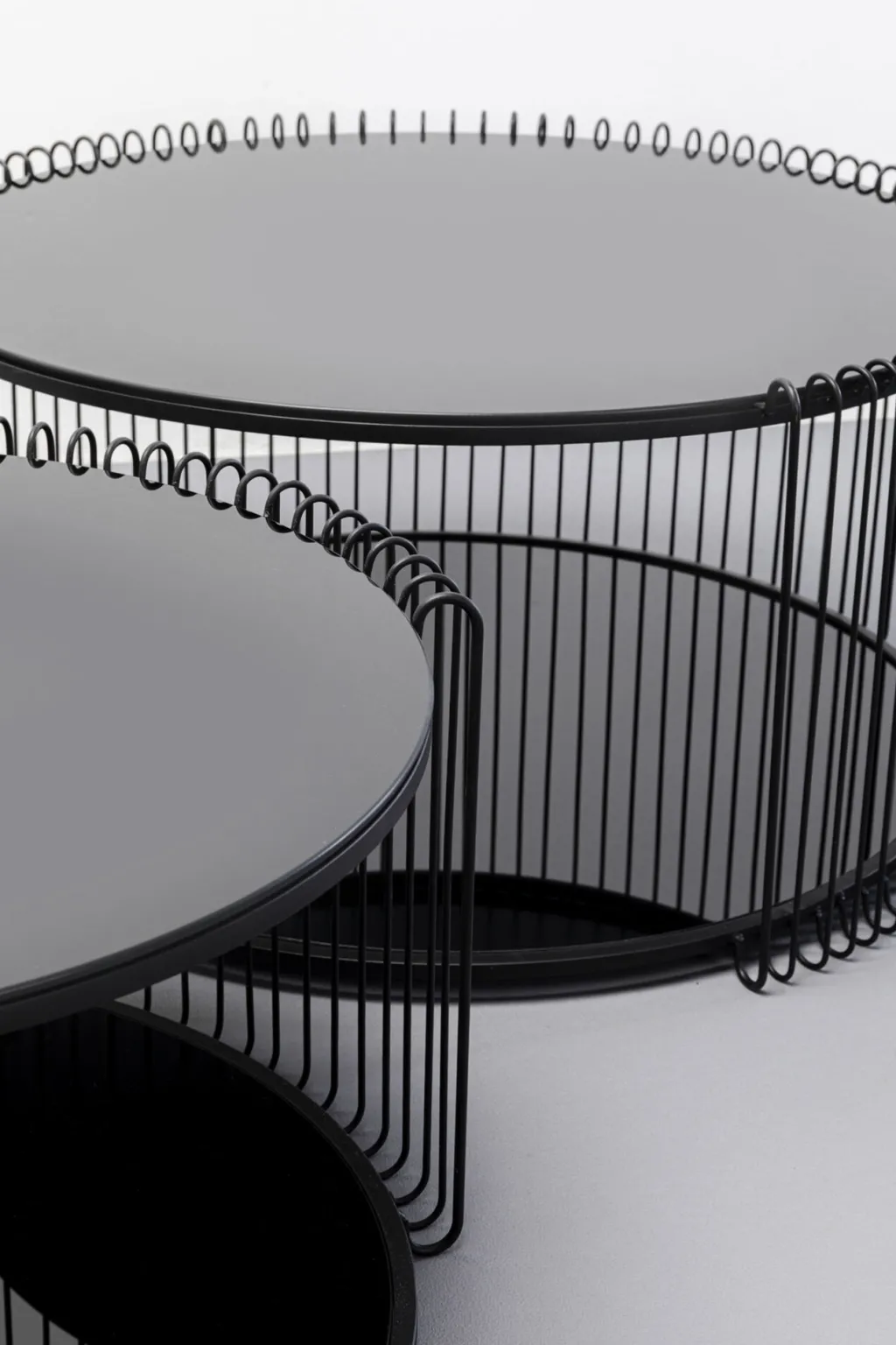 wire_double_black_sohvapyt_lasia_ja_metallia_musta_setti_3.webp Sohvapöydät | Olohuone>KARE Design Wire Double Black Sohvapöytä Lasia Ja Metallia Musta (2/Setti)
