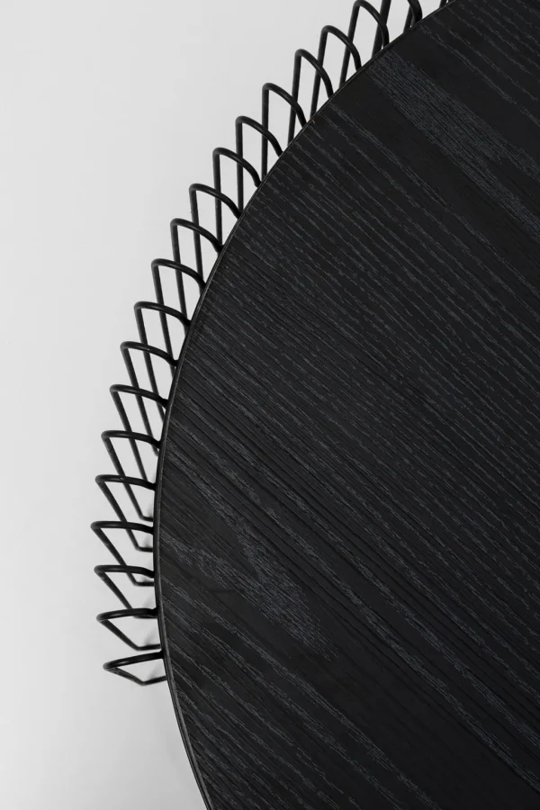 Sohvapöydät>KARE Design Wire Double Black Wood Sohvapöytä Musta (2/Setti)