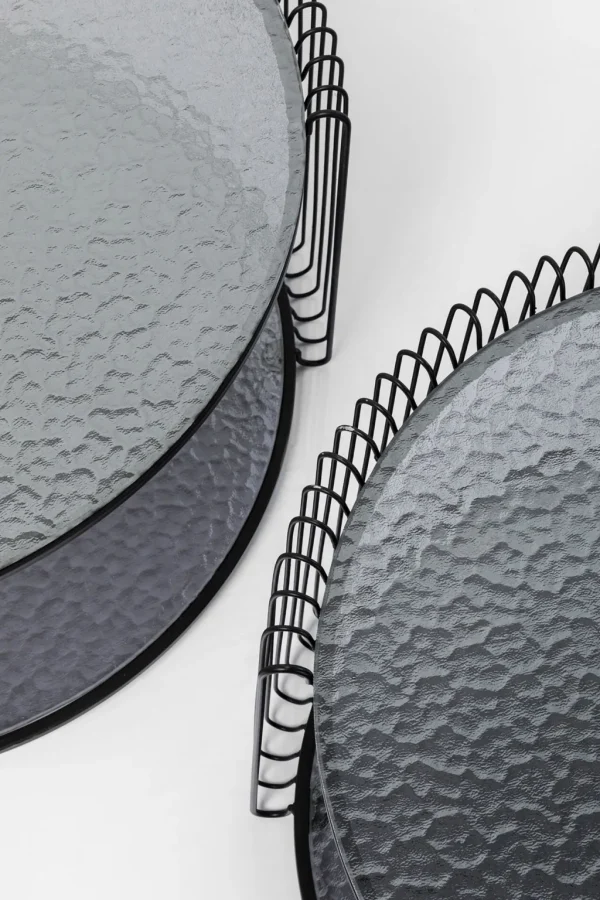Sohvapöydät>KARE Design Wire Double Bubble Sohvapöytä Musta (2/Setti)