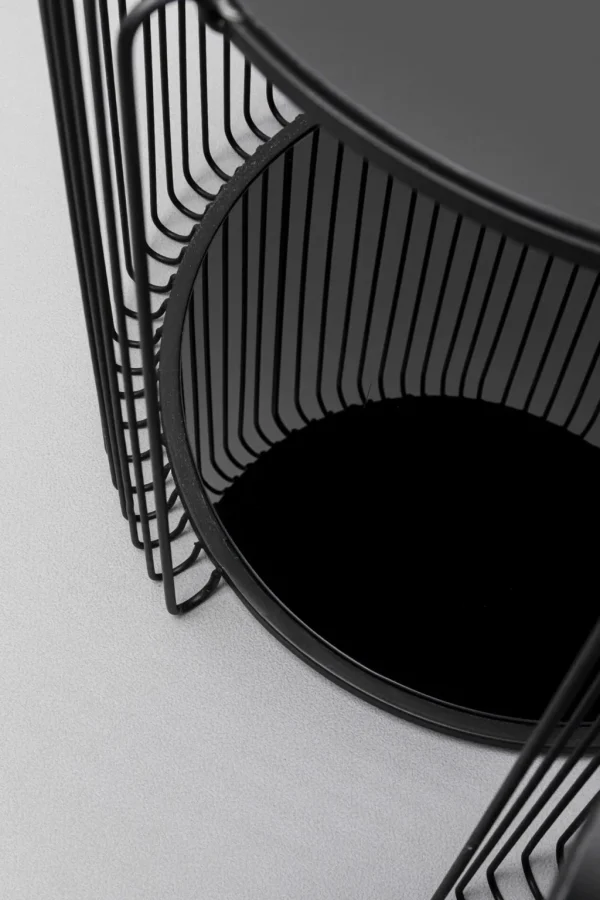 Sohvapöydät>KARE Design Wire Double Sivupöytä, Musta (2/Setti)