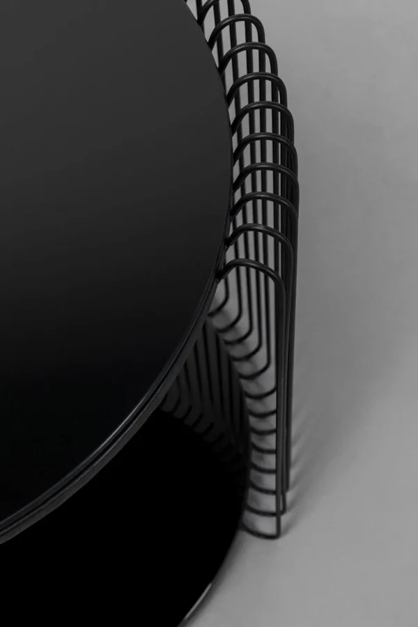 Sohvapöydät>KARE Design Wire Double Sivupöytä, Musta (2/Setti)