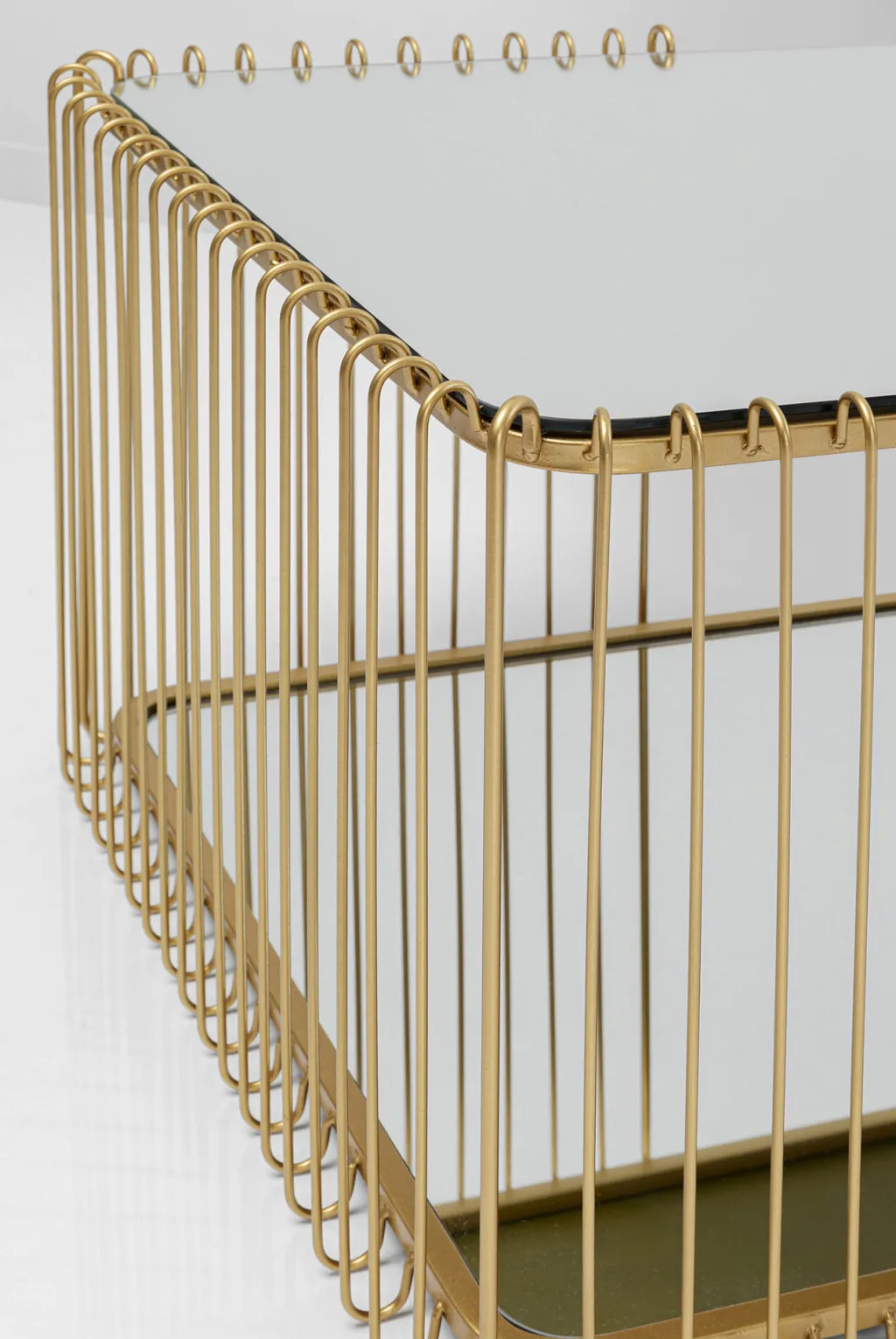 wire_double_sohvapyt_messinki_xcm_4.webp Sohvapöydät>KARE Design Wire Double Sohvapöytä Messinki 120x60cm
