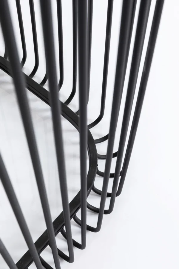 Konsolipöydät Ja Sivupöydät>KARE Design Wire Konsolipöytä - Lasi, Musta 142x89cm