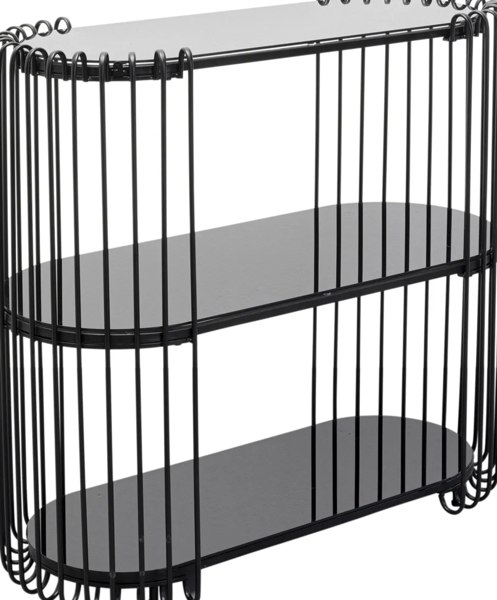 wire_konsolipyt_sivupyt_musta_xcm_0.webp Konsolipöydät Ja Sivupöydät>KARE Design Wire Konsolipöytä, Sivupöytä, Musta 81x78cm