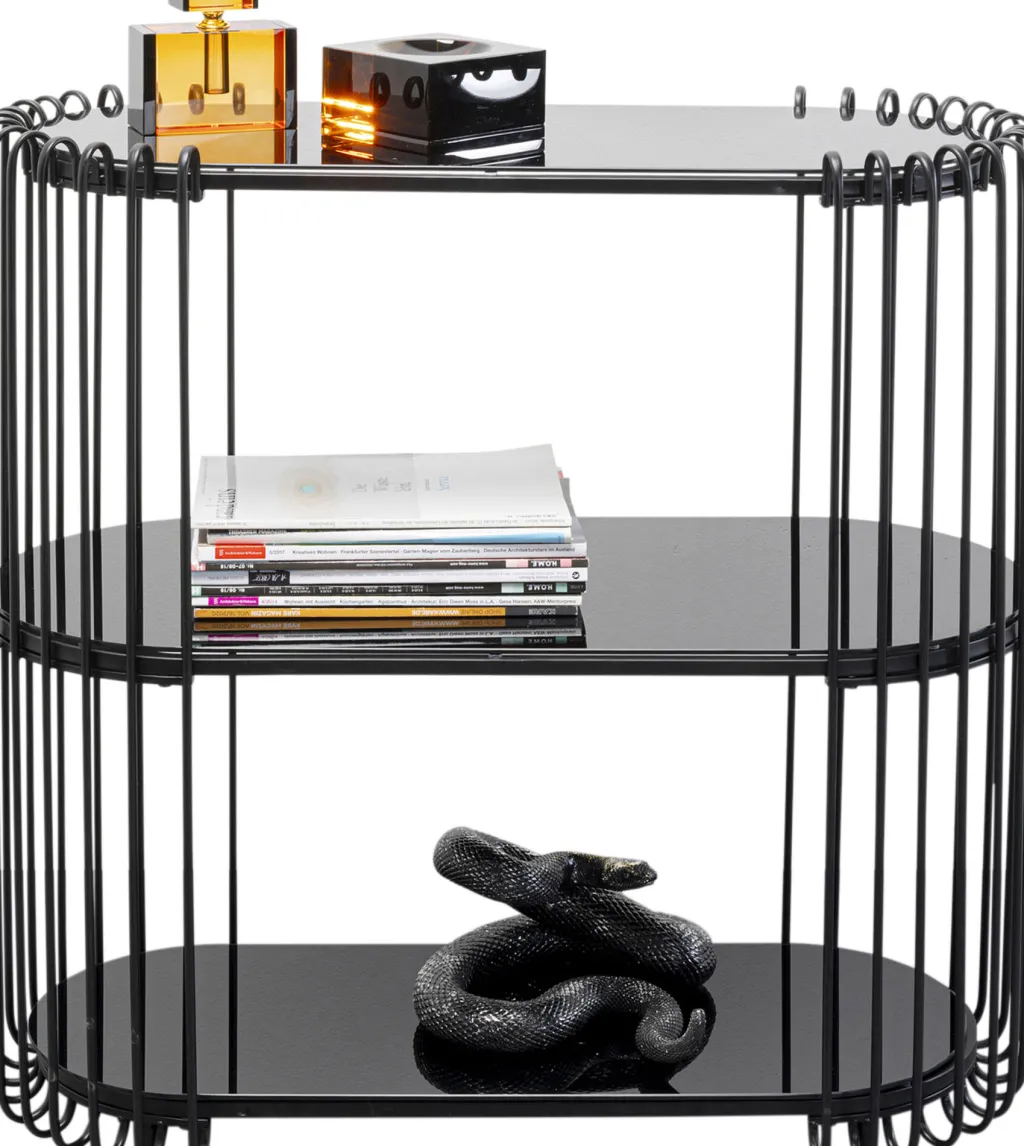 wire_konsolipyt_sivupyt_musta_xcm_1.webp Konsolipöydät Ja Sivupöydät>KARE Design Wire Konsolipöytä, Sivupöytä, Musta 81x78cm