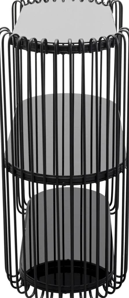 Konsolipöydät Ja Sivupöydät>KARE Design Wire Konsolipöytä, Sivupöytä, Musta 81x78cm