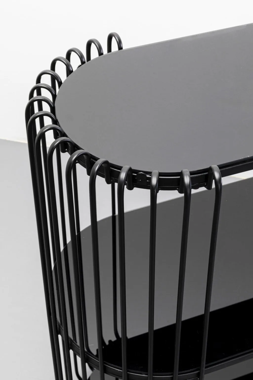 wire_konsolipyt_sivupyt_musta_xcm_3.webp Konsolipöydät Ja Sivupöydät>KARE Design Wire Konsolipöytä, Sivupöytä, Musta 81x78cm