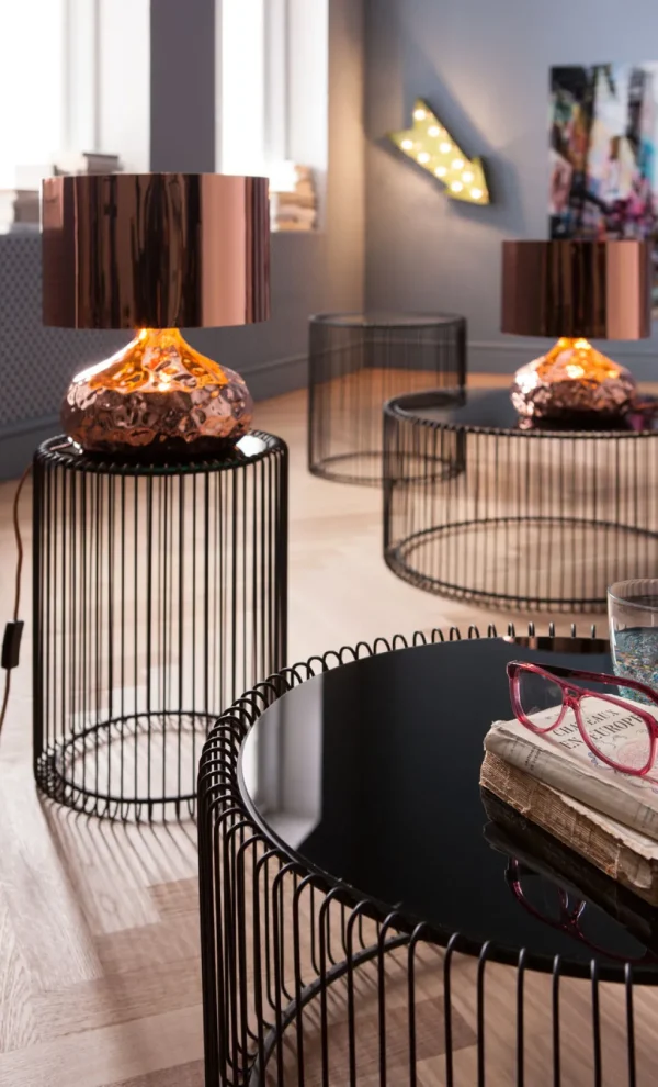 Sohvapöydät | Olohuone>KARE Design Wire Sohvapöytä, Musta (2/Setti)