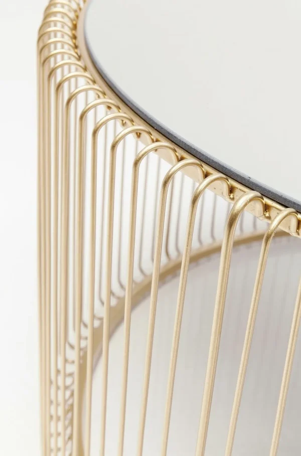 Sohvapöydät>KARE Design Wire Uno Sohvapöytä Messinki Ø80cm