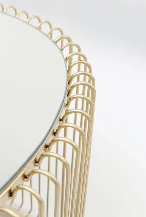 Sohvapöydät>KARE Design Wire Uno Sohvapöytä Messinki 60x90cm
