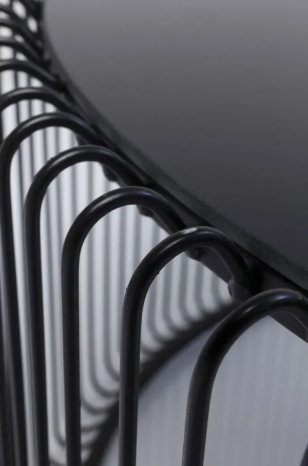 Sohvapöydät>KARE Design Wire Uno Sohvapöytä Musta Ø80cm