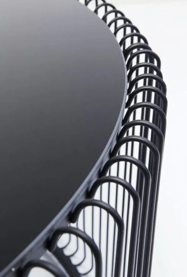 Sohvapöydät>KARE Design Wire Uno Sohvapöytä Musta Ø80cm