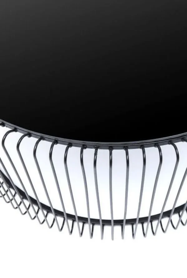Sohvapöydät>KARE Design Wire Uno Sohvapöytä Musta Ø80cm
