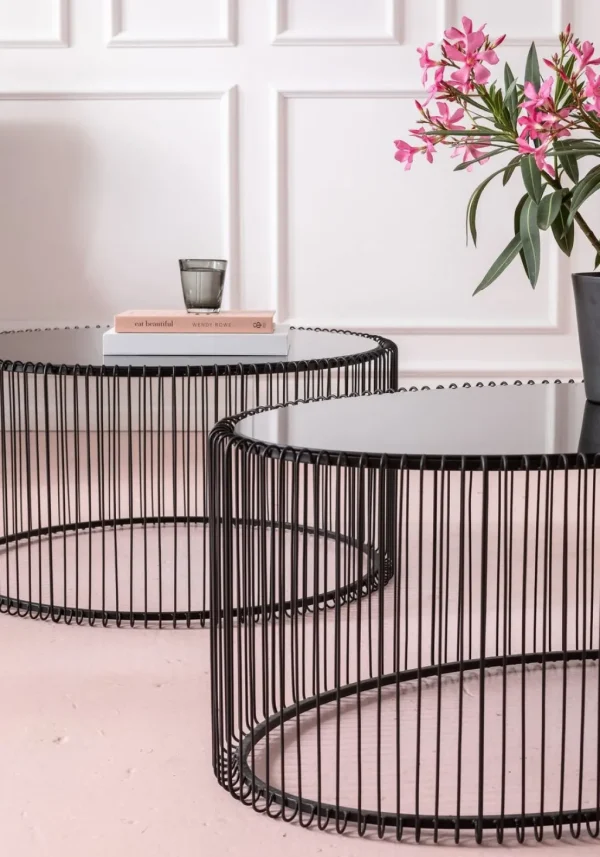 Sohvapöydät>KARE Design Wire Uno Sohvapöytä Musta 60x90cm