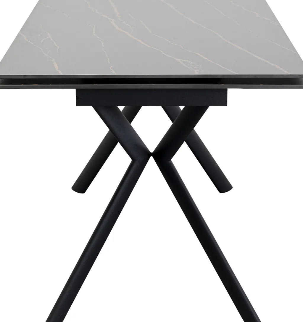 xenia_jatkettava_pyt_musta_xcm_5.webp Pöydät>KARE Design Xenia Jatkettava Pöytä Musta 140(+30+30)x80cm