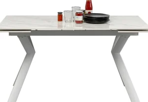 Pöydät>KARE Design Xenia Jatkettava Pöytä Valkoinen 140(+30+30)x80cm