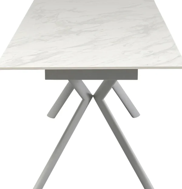 Pöydät>KARE Design Xenia Jatkettava Pöytä Valkoinen 140(+30+30)x80cm